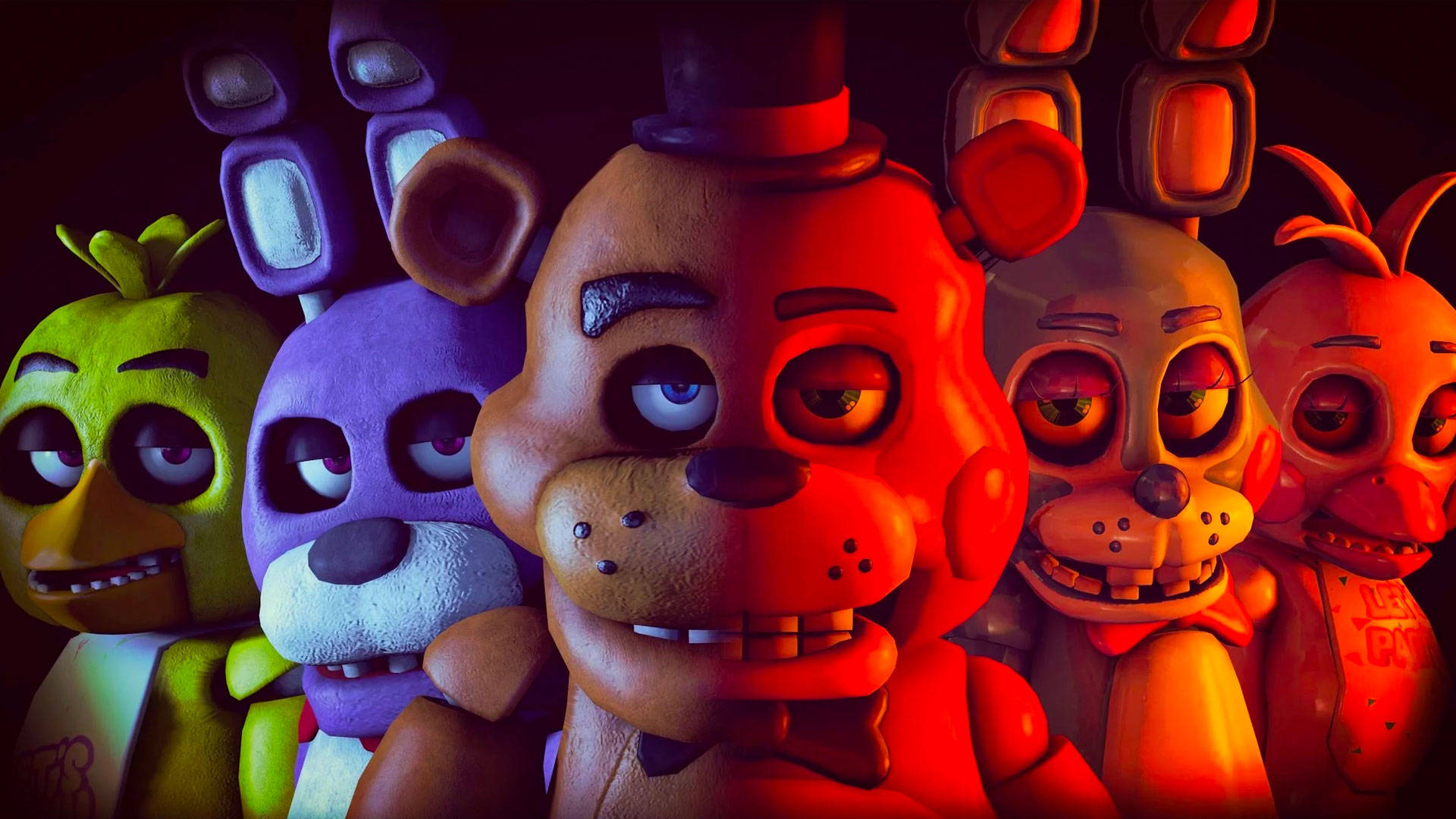 Five Nights At Freddy's Security Breach Horror Phenomenon Background