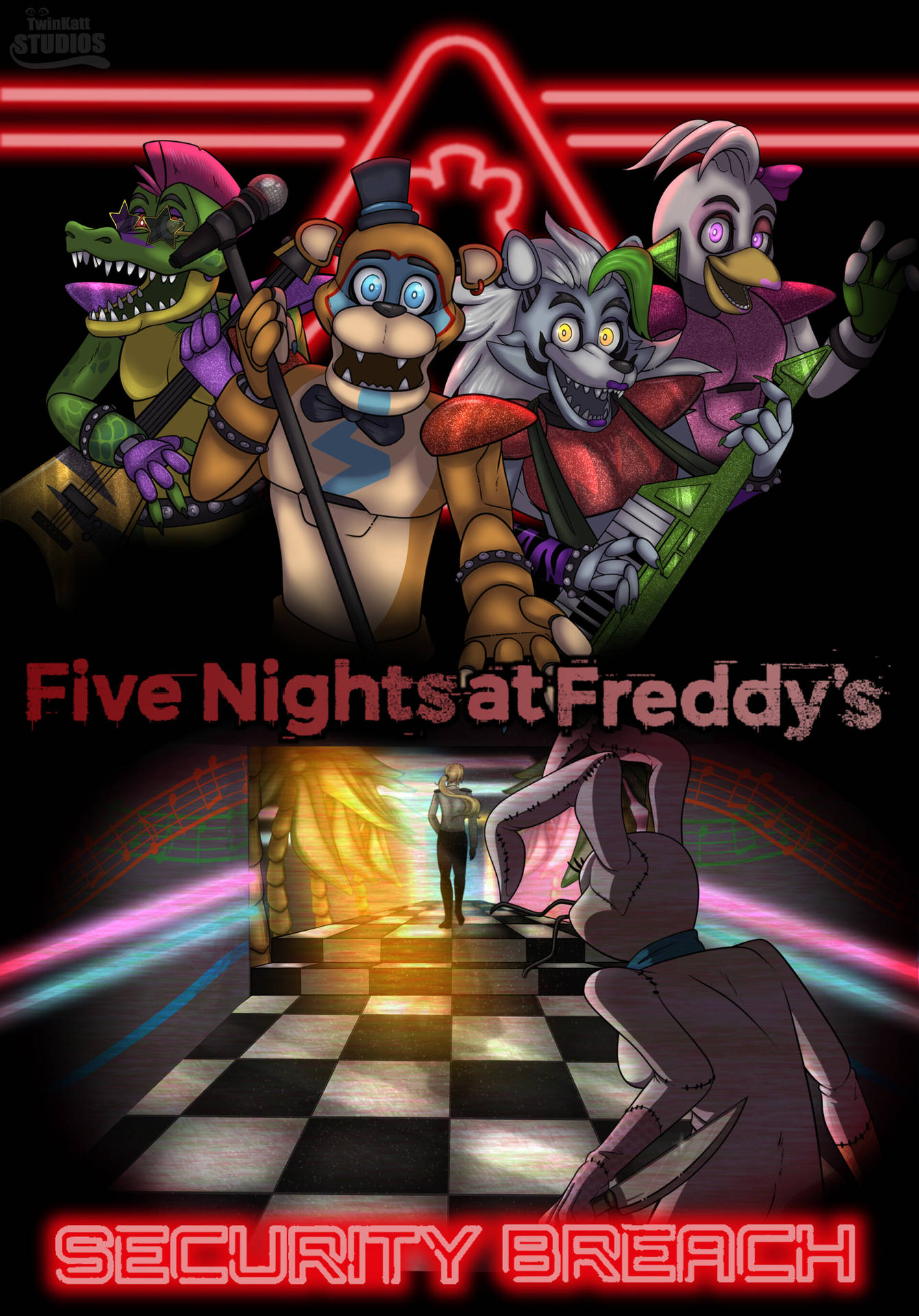 Five Nights At Freddy's Security Breach Vanny Background