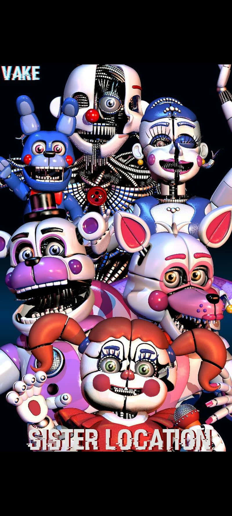 Five Nights At Freddy's: Sister Location Smiling Widely