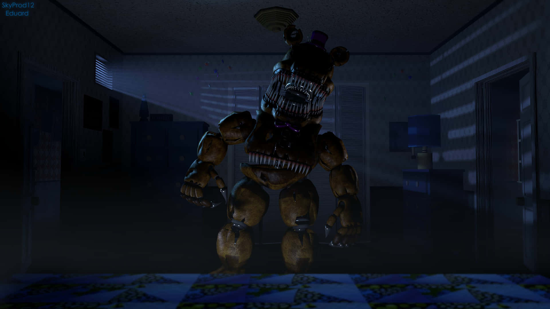 Five Nights At Freddys 4 At Room Background