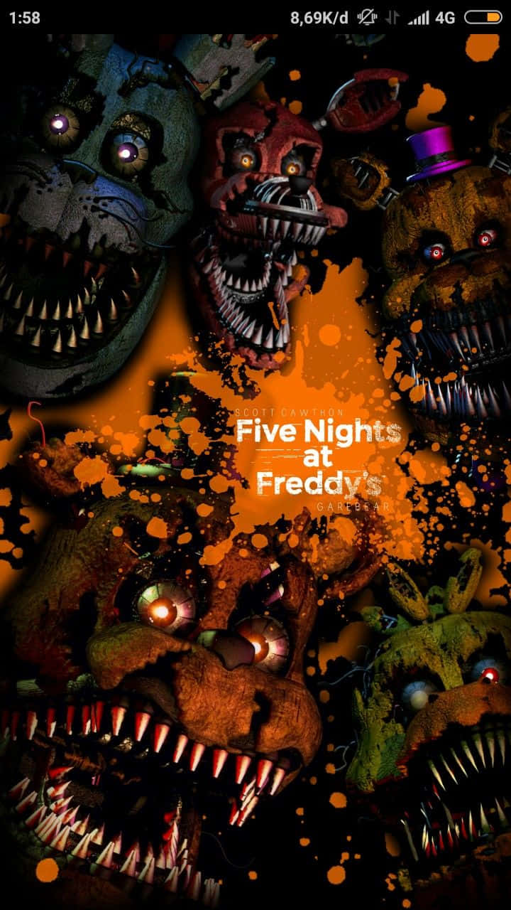 Five Nights At Freddys 4 Characters Background