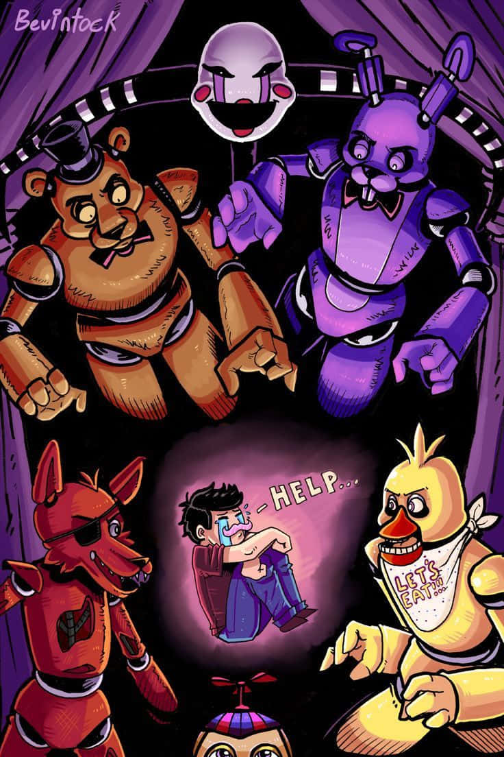 Five Nights At Freddys 4 Fanart Background