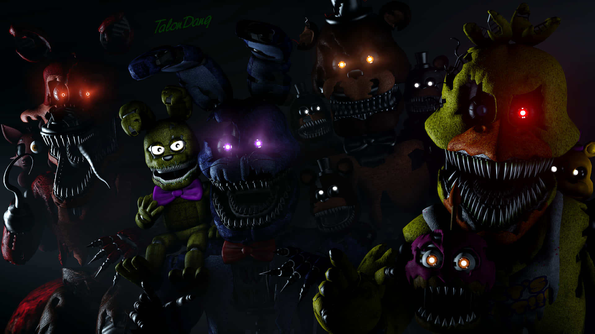 Five Nights At Freddys 4 Frightful Background