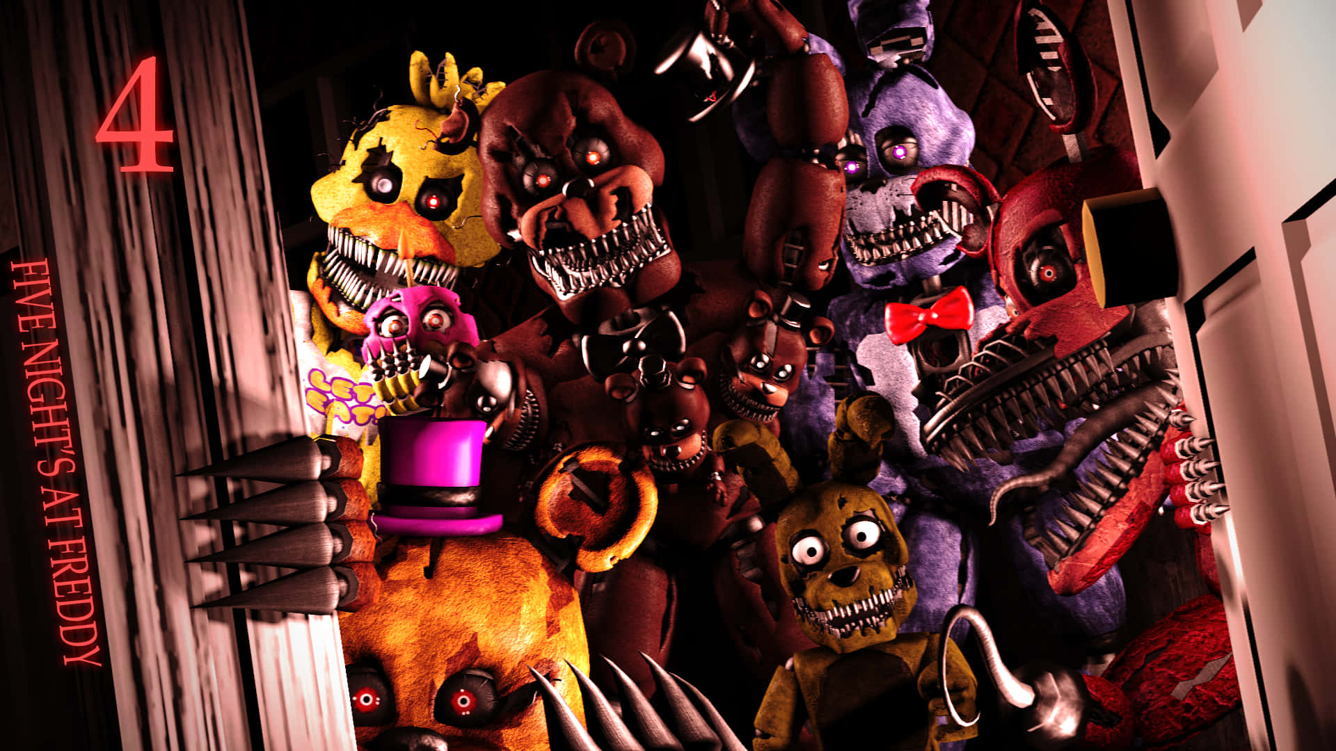 Five Nights At Freddys 4 Main Cast Background