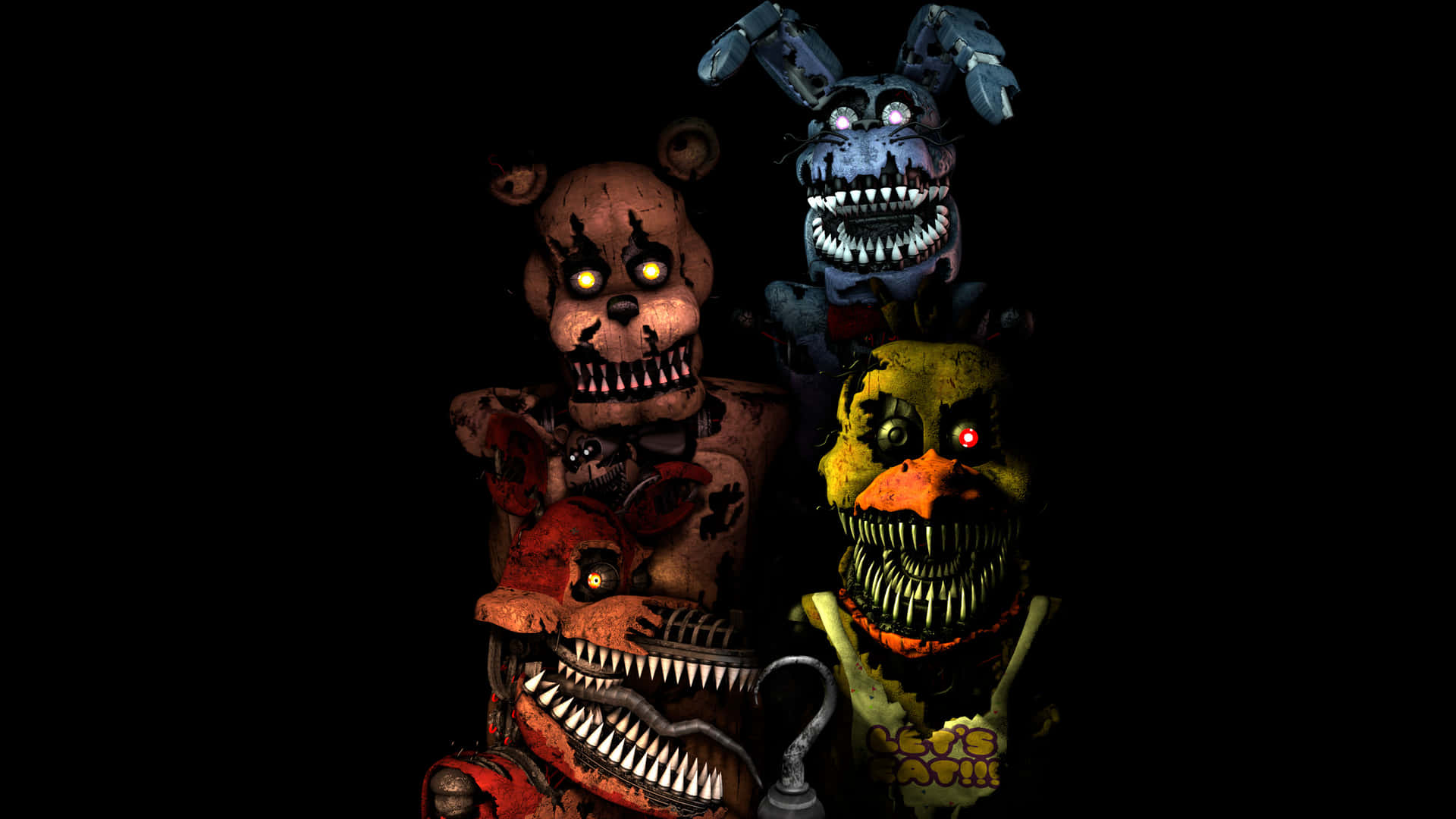 Five Nights At Freddys 4 Nightmares Background