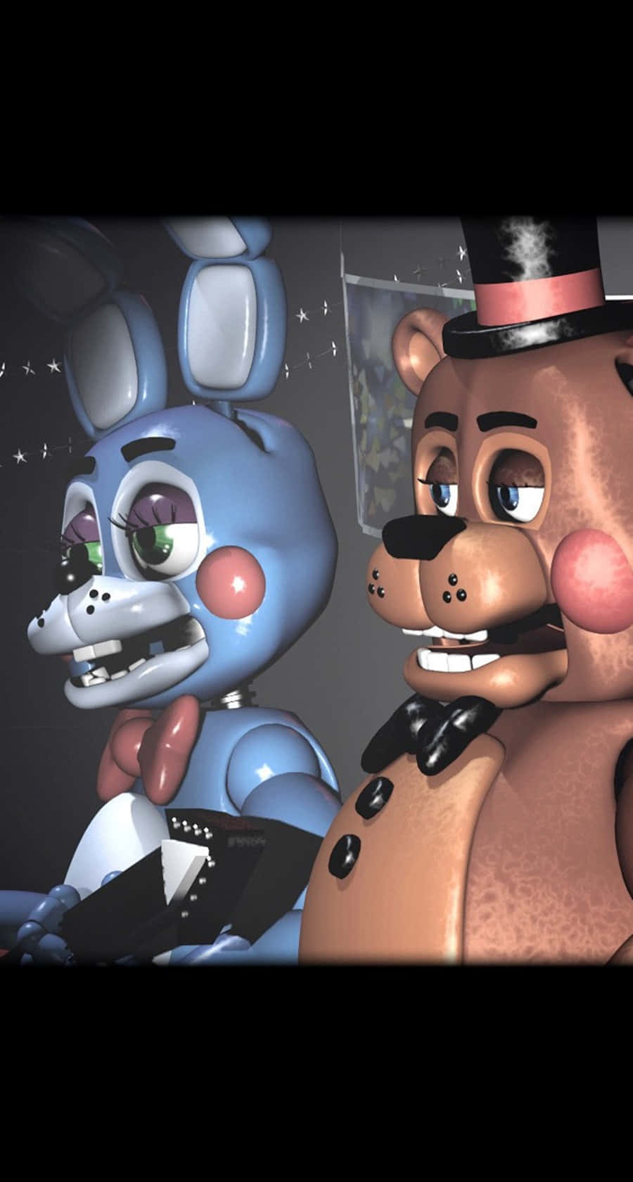 Five Nights At Freddys With Bonnie Iphone Background
