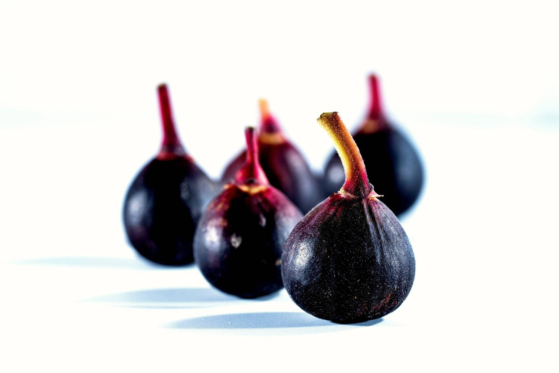 Five Plump Black Figs