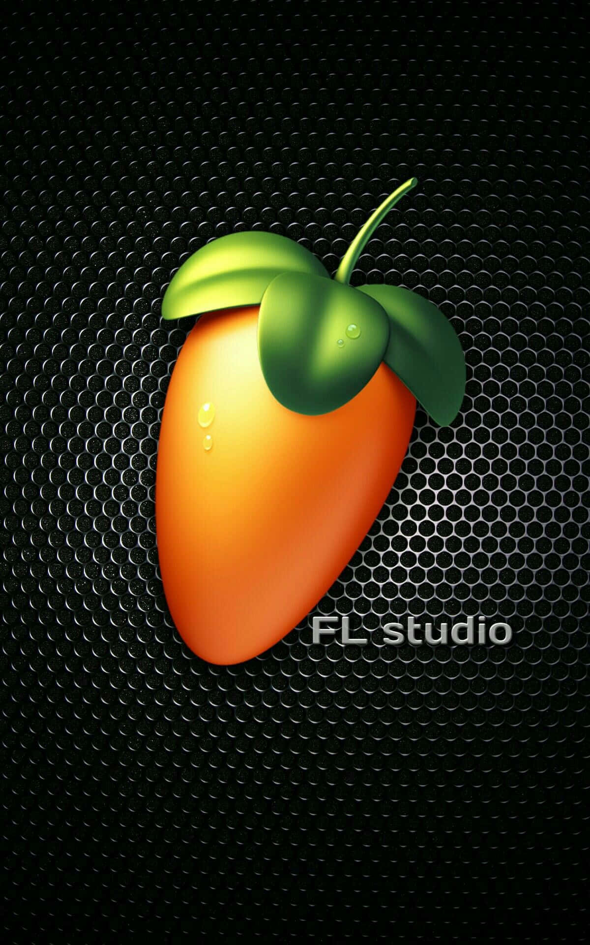 Fl Studio Logo On A Black Background Background