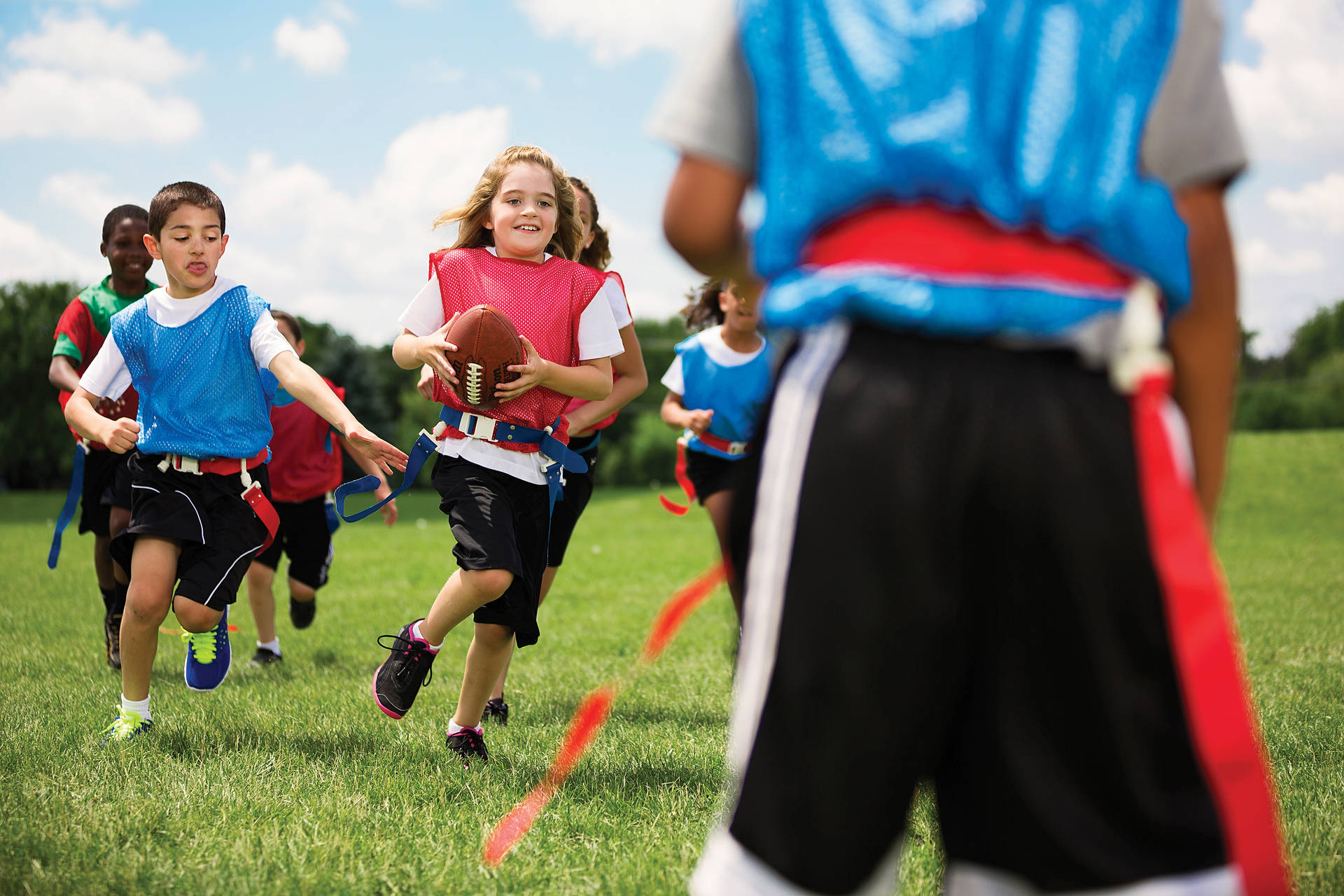 Flag Football Sports And Recreation Background