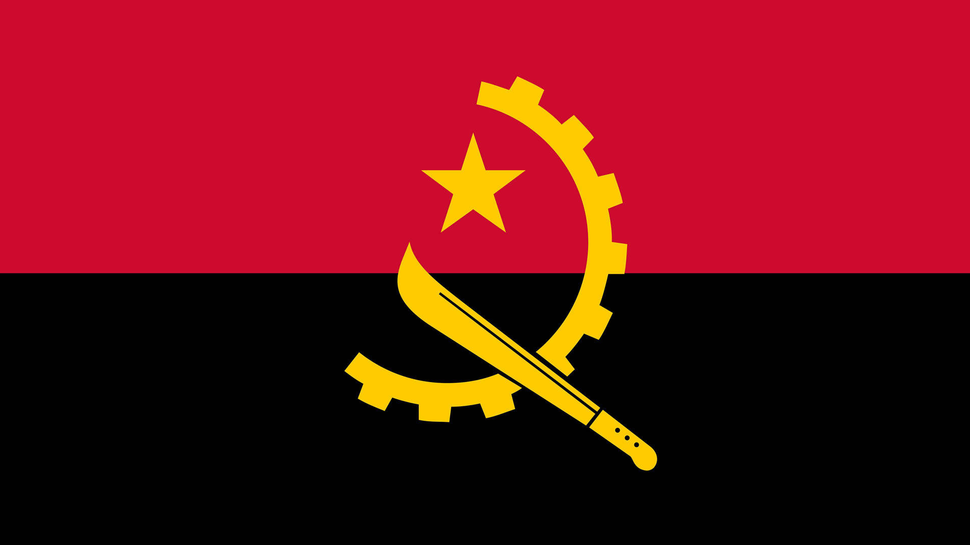 Flag Of Angola Background