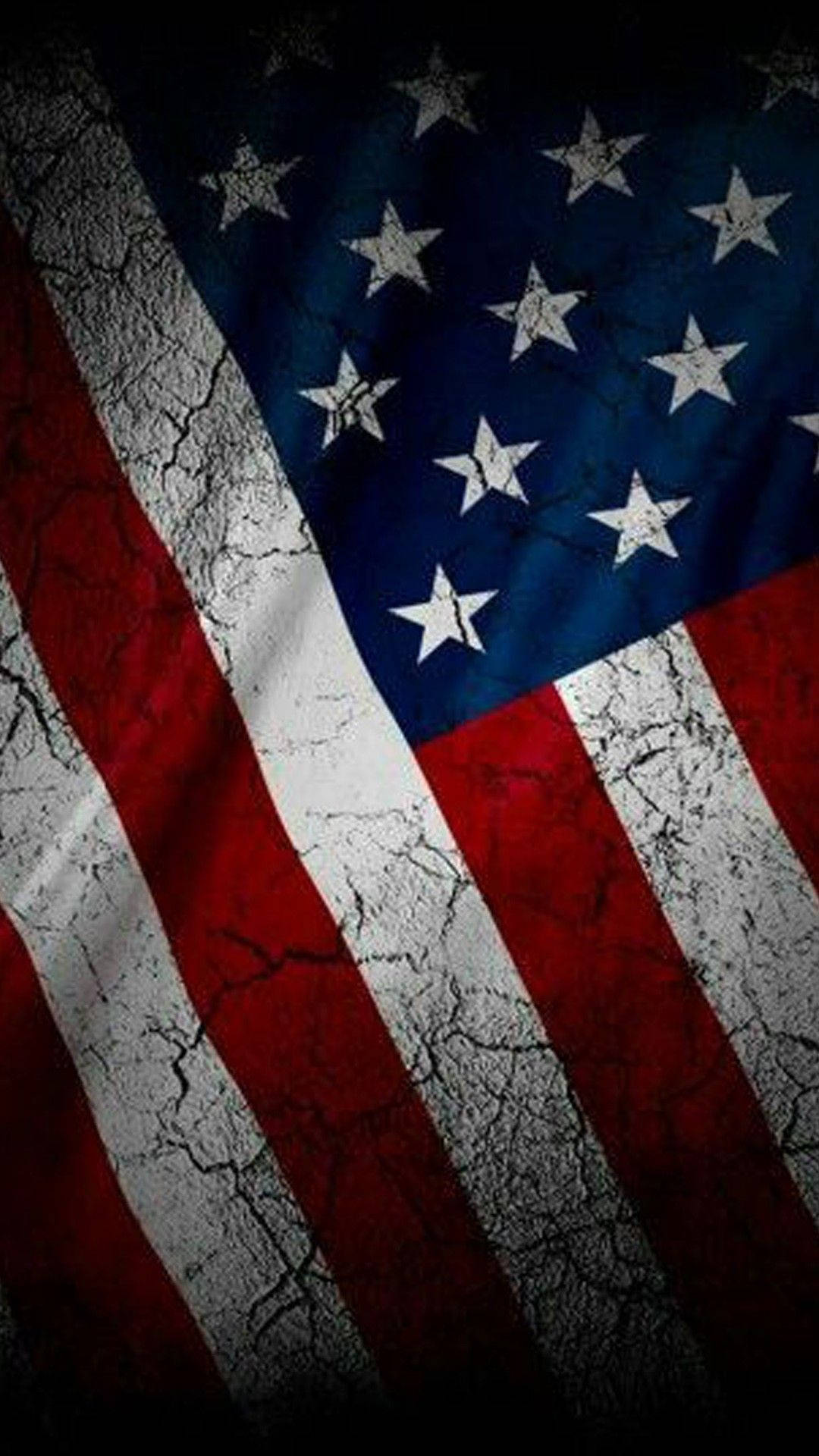 Flaking Flag Of America Iphone Background