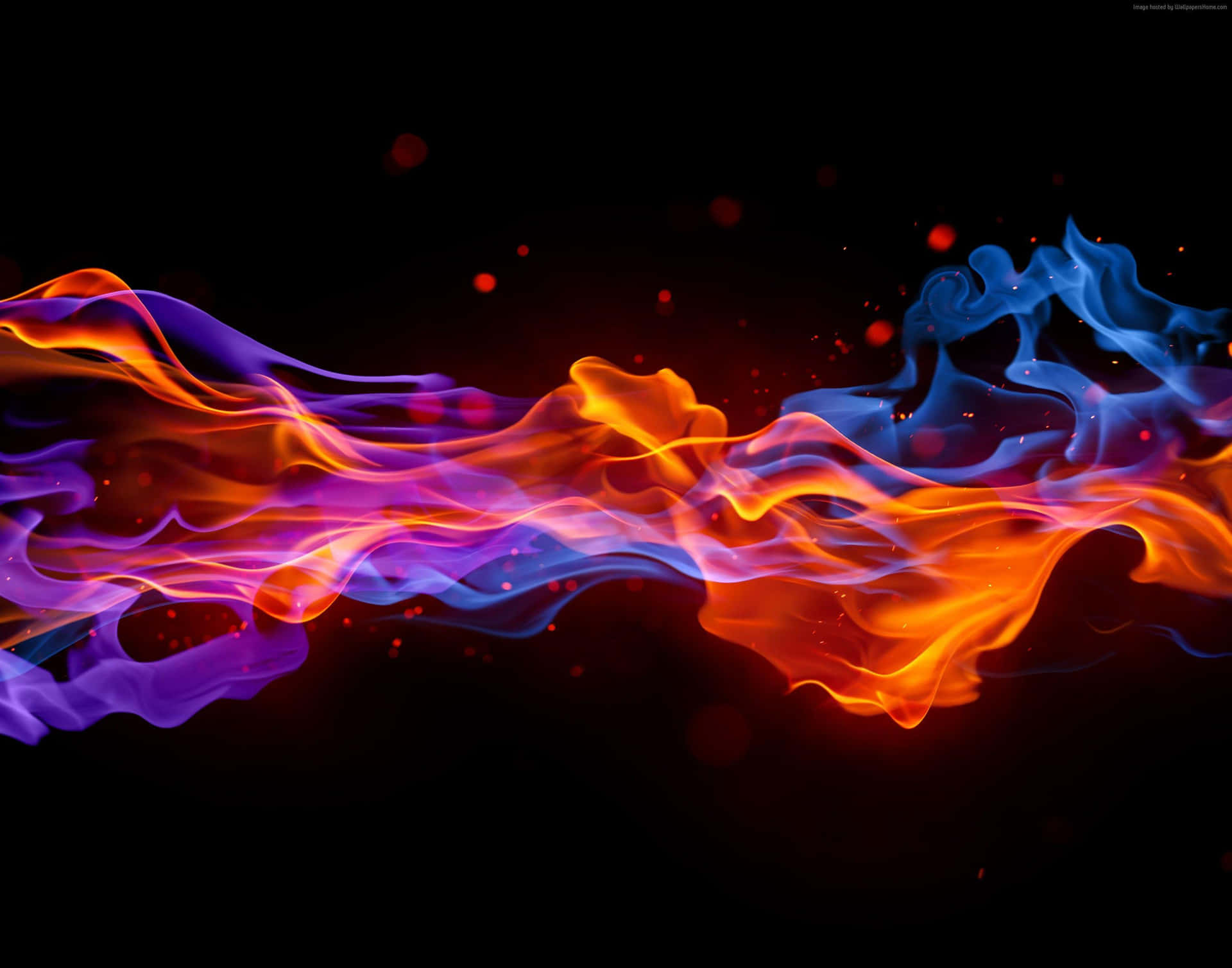 Flame Aesthetic Art Background