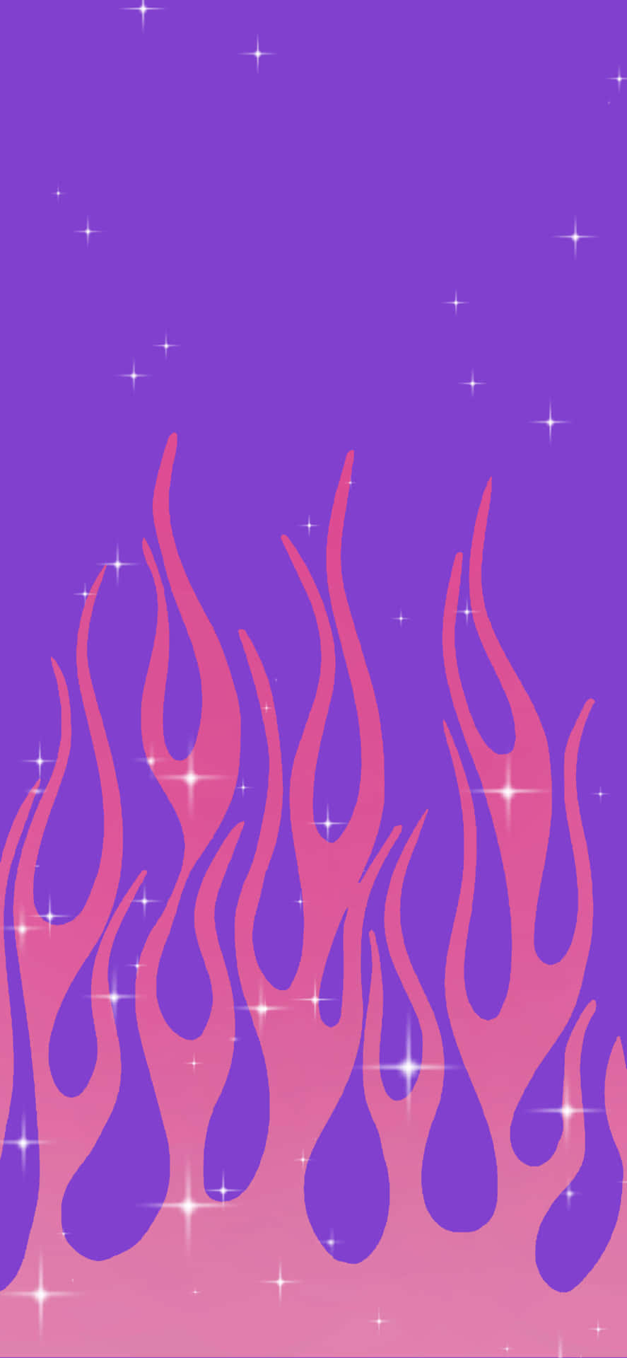 Flame Purple Art