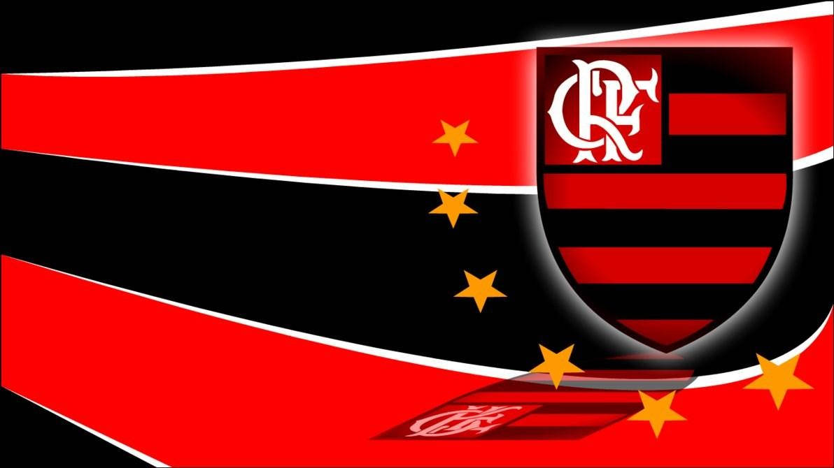 Flamengo Fc Colorful Flag Background