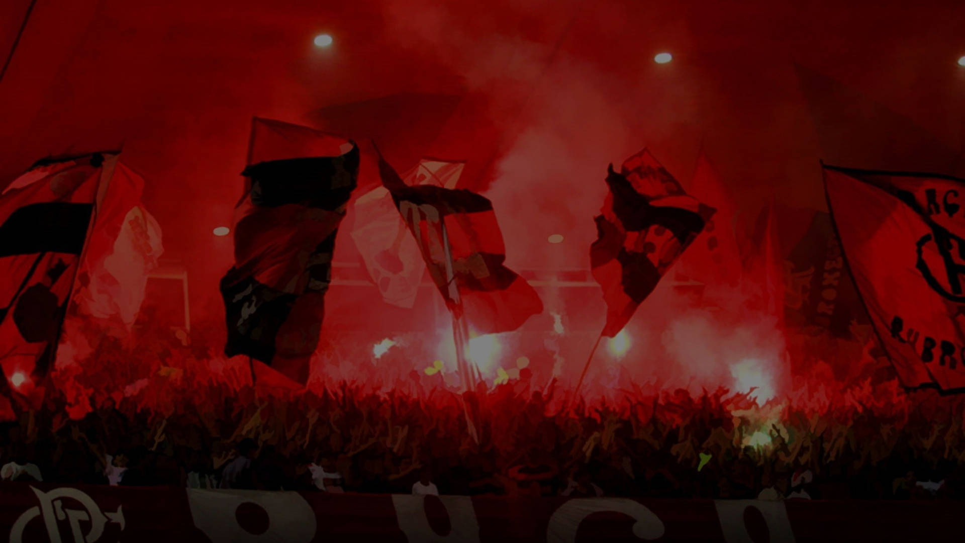 Flamengo Fc Flags Background