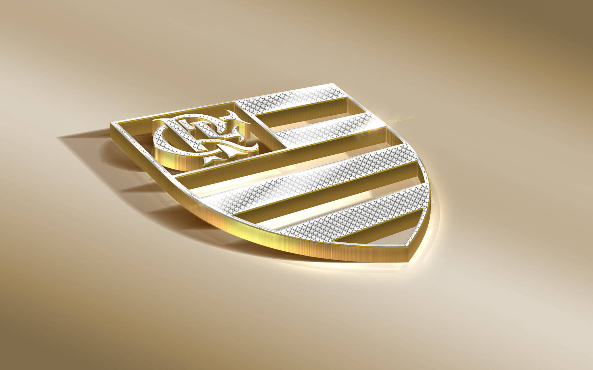 Flamengo Fc Gold Logo Background