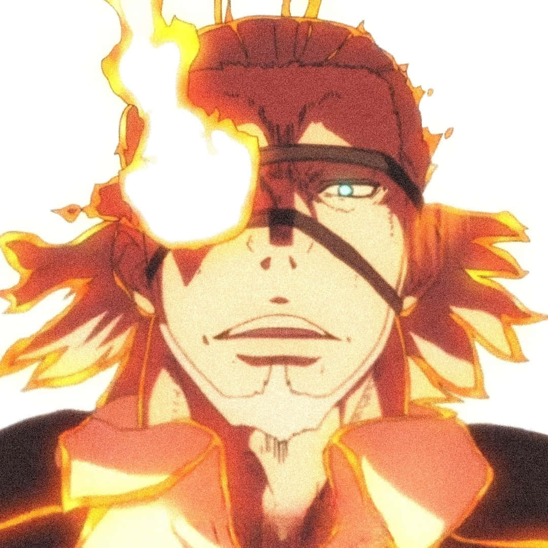 Flaming Eye Anime Character Background