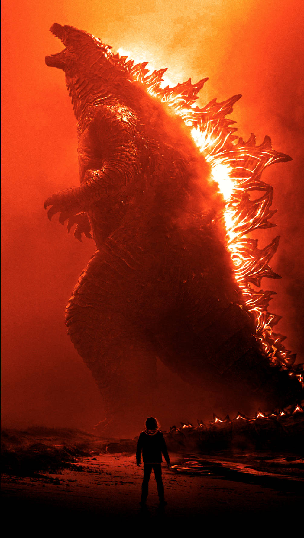 Flaming Giant Godzilla