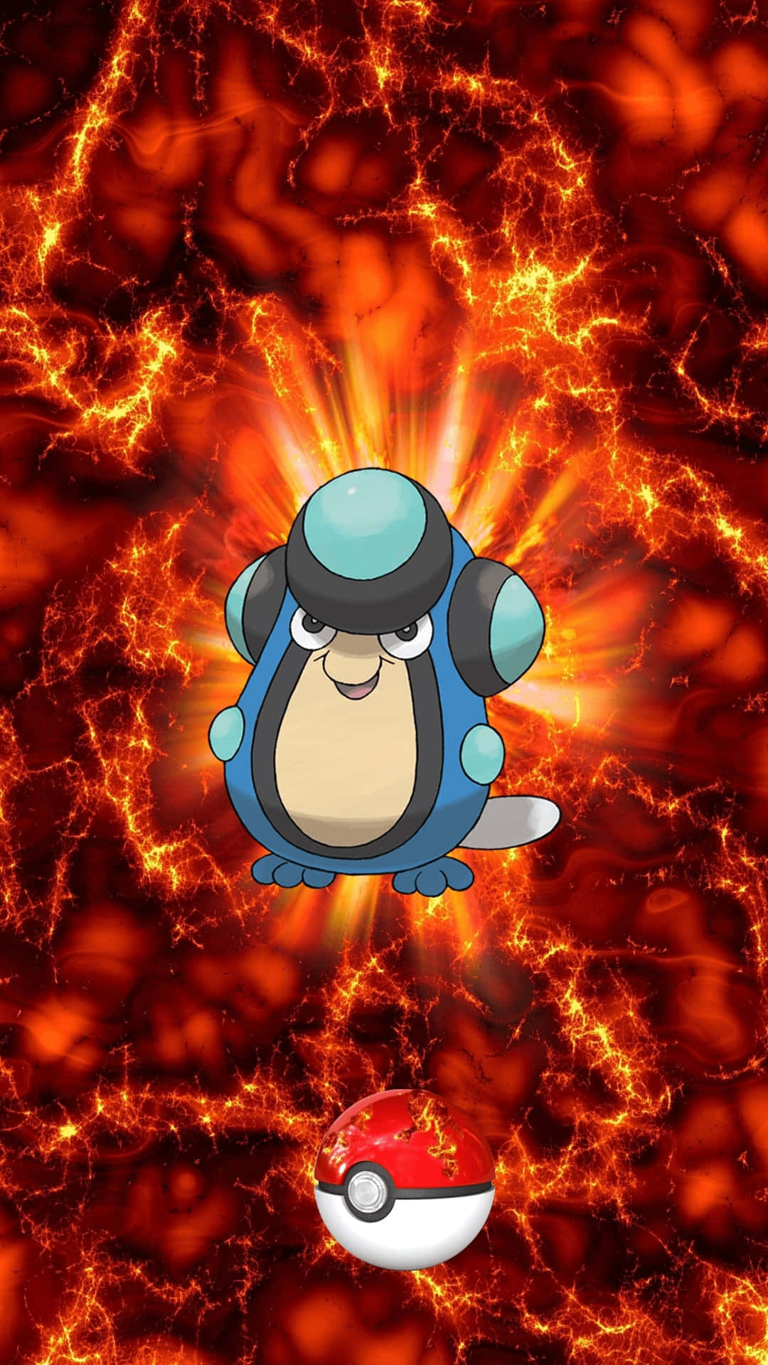 Flaming Palpitoad Background