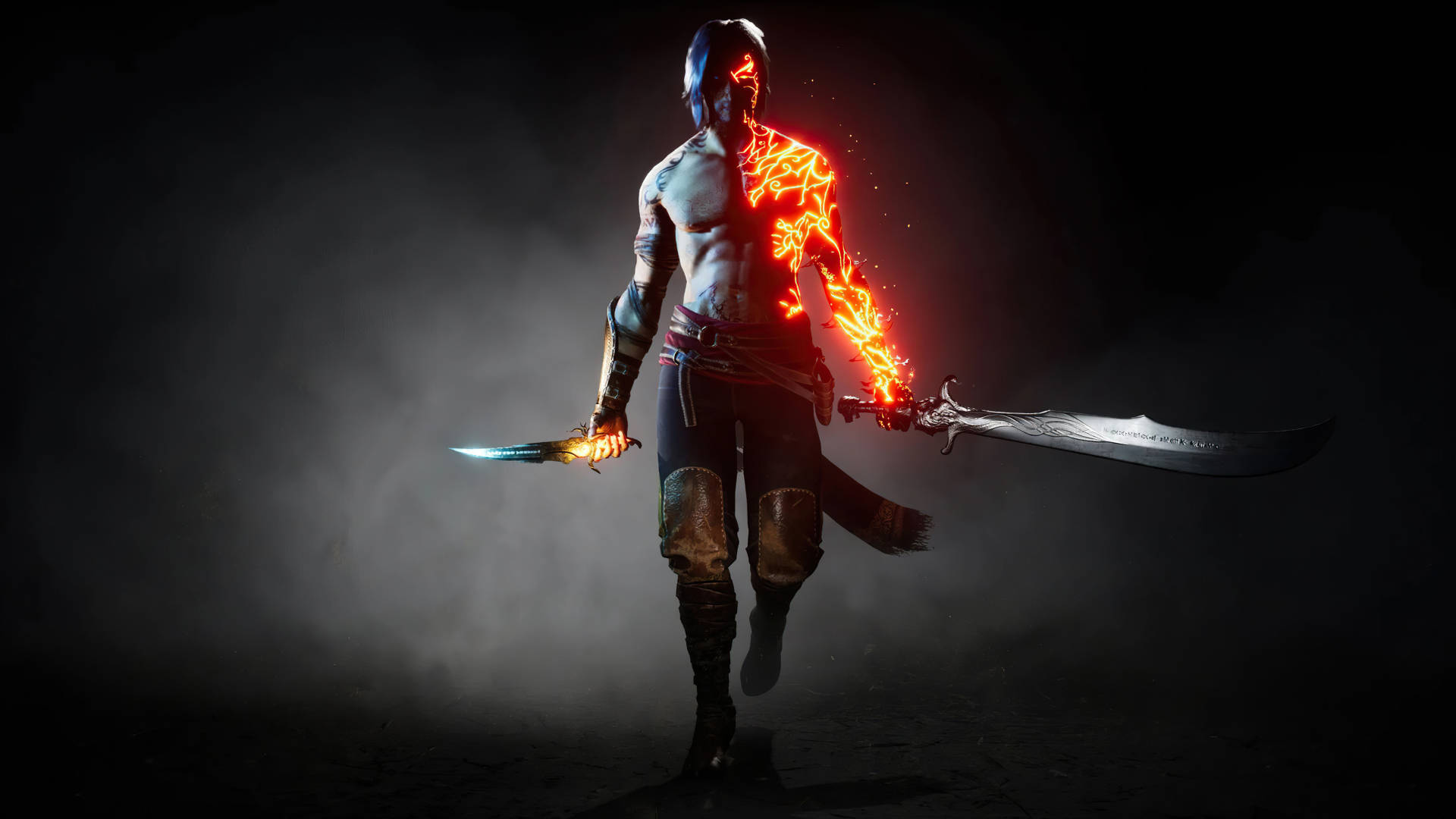 Flaming Prince Of Persia Background