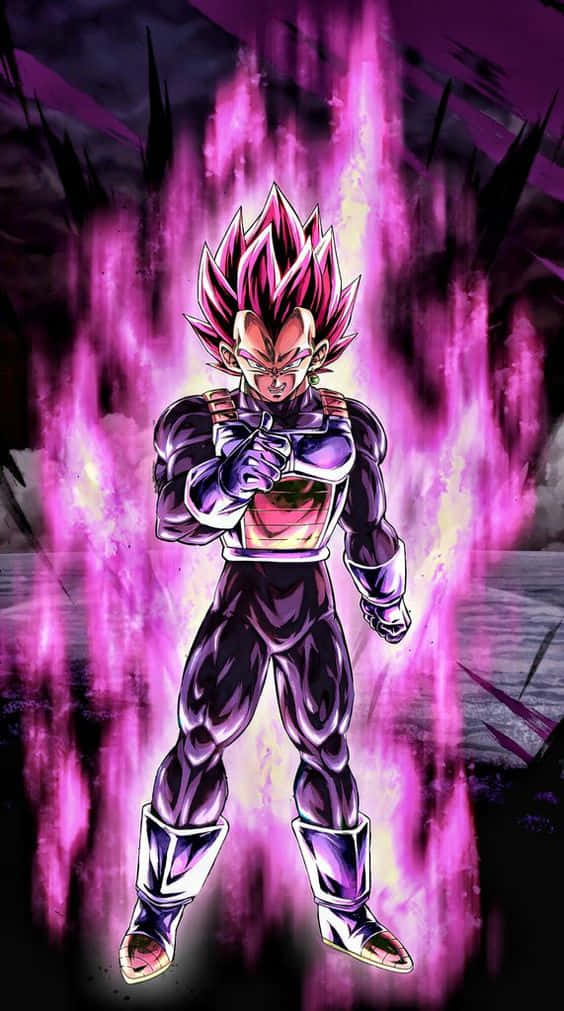 Flaming Vegeta Ultra Ego Background