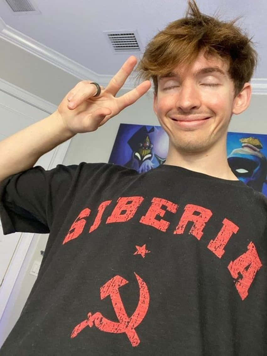 Flamingo Albert Making A Splash In Its Natural Habitat