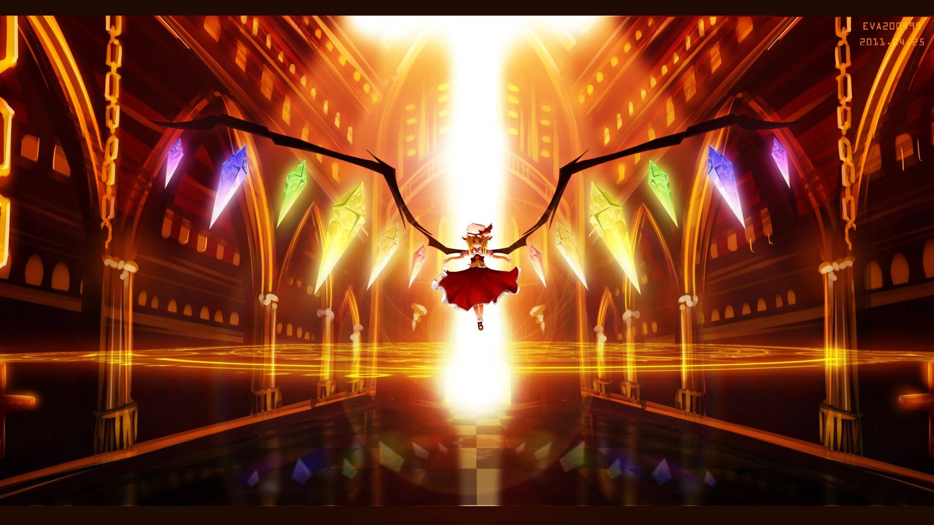 Flandre Scarlet From Toughou Project Background