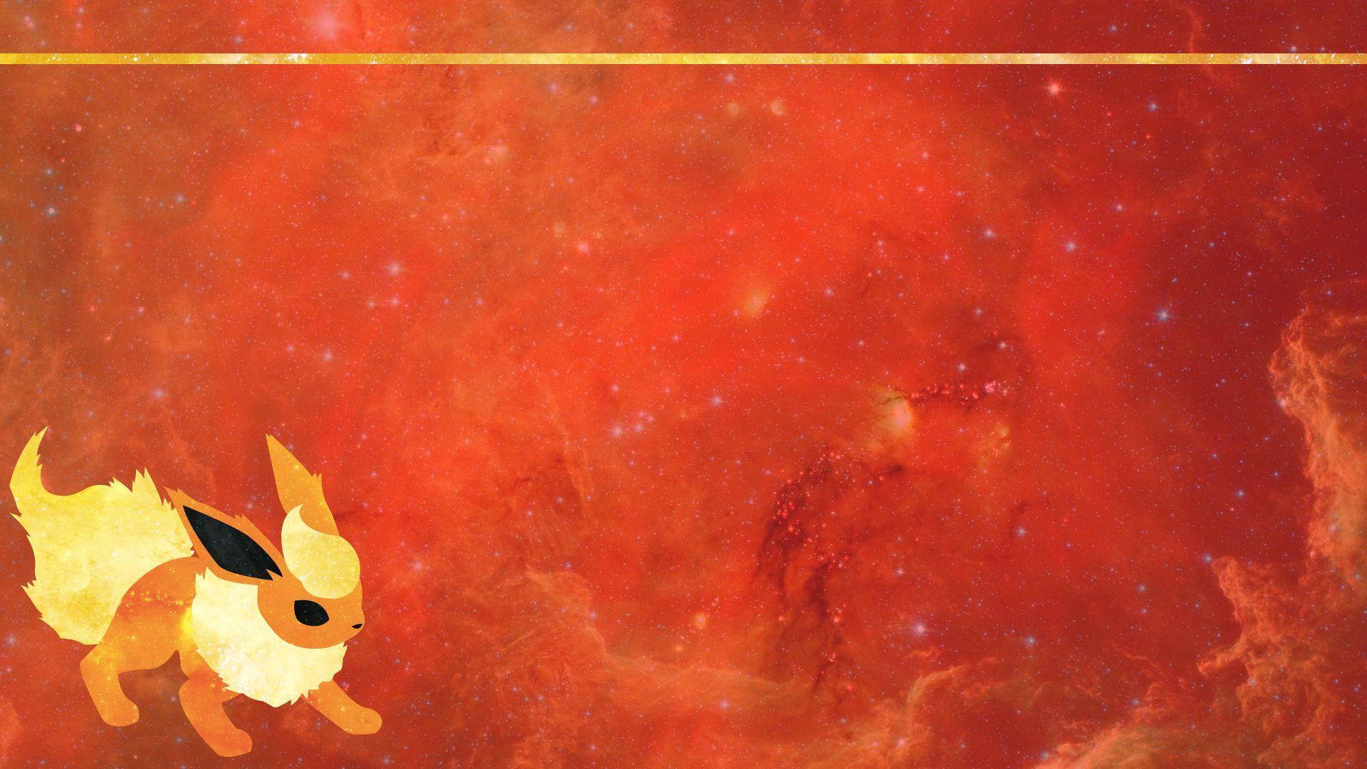 Flareon, The Flame Pokémon - Pokémon Universe Background