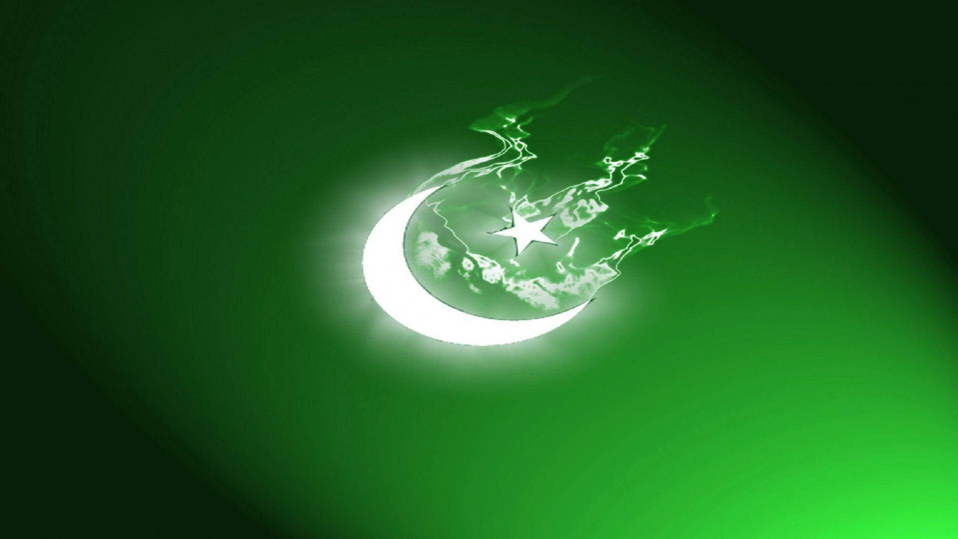 Flaring Pakistan Logo Background