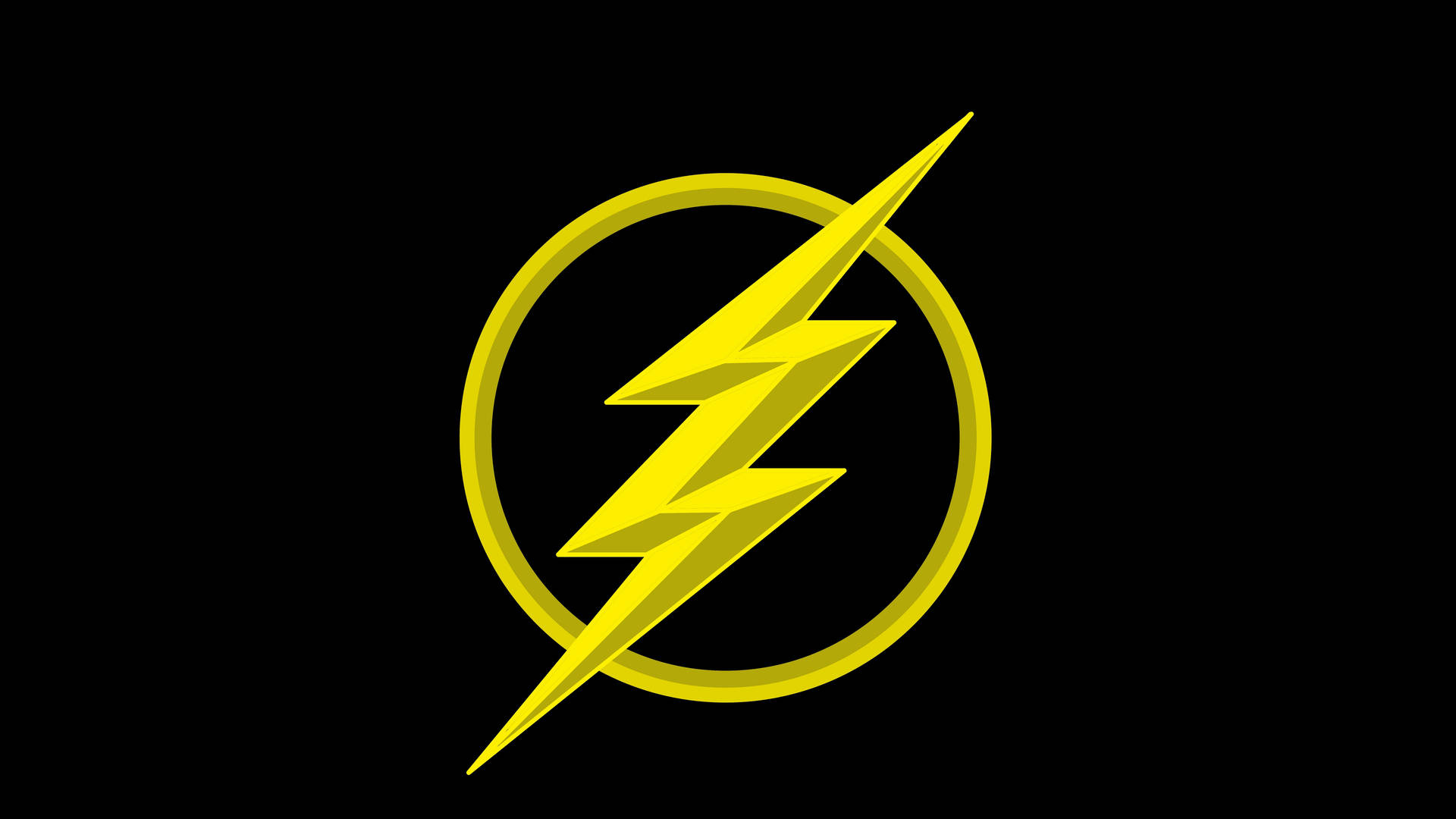 Flash Logo Of Dc Comics Background