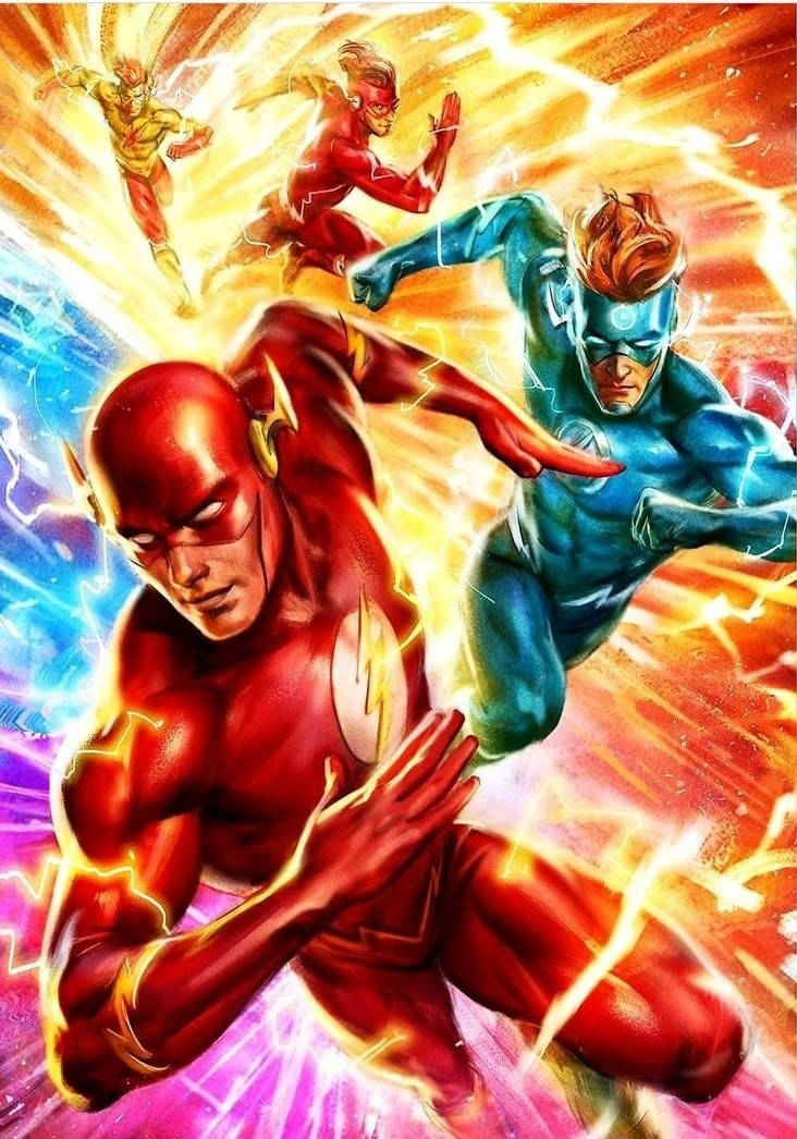 Flash With Fast Superheroes