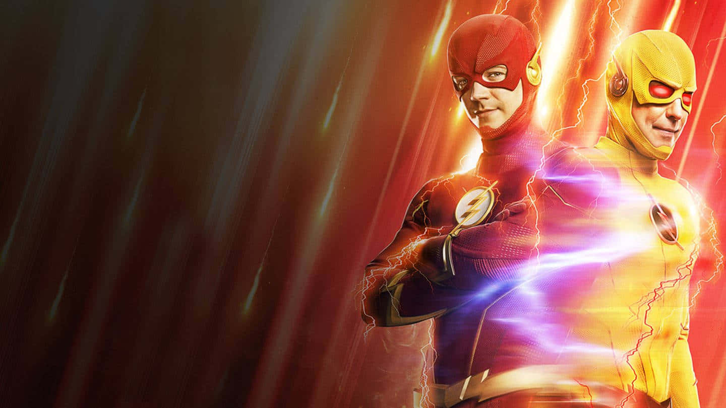 Flashvs Reverse Flash Speedsters Showdown Background