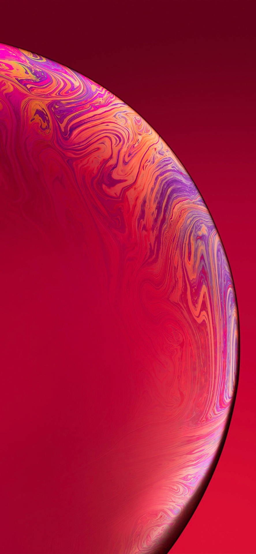 Flashy Red Iphone Xs Background