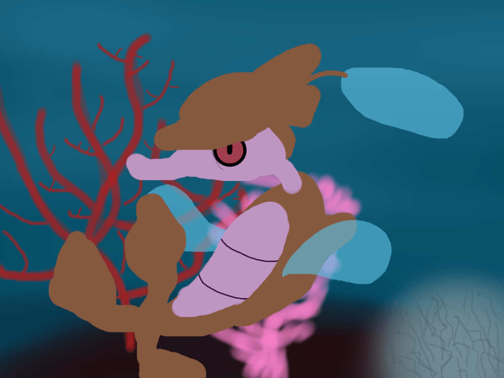 Flat Illustration Of Skrelp Background