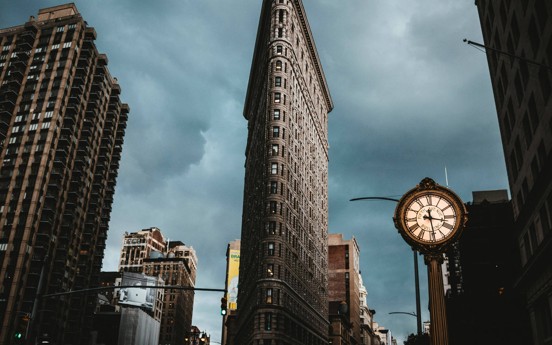 Flatiron Building New York Night Iphone Background