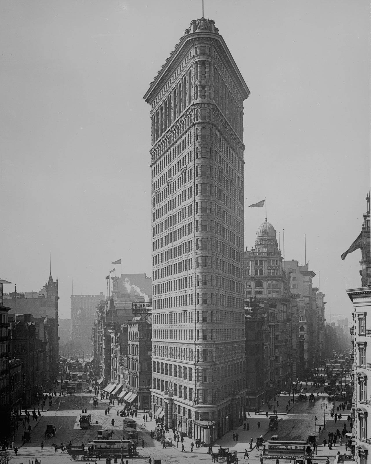 Flatiron Building Very Old Background