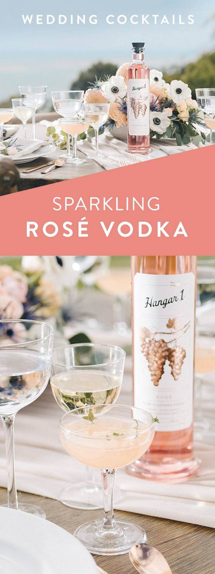 Flavored Rose Gold Hangar 1 Drinks Background