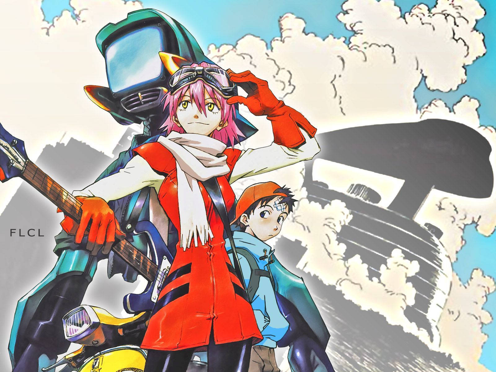 Flcl Principal Characters Background