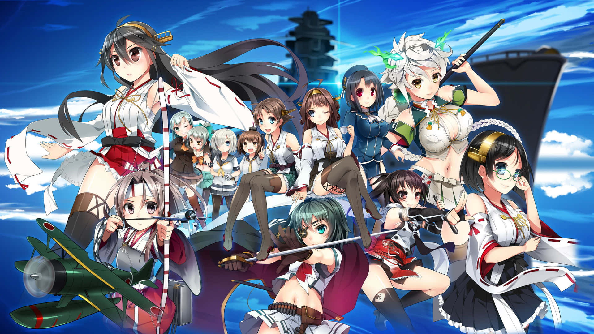 Fleet Girls Of Kancolle Background