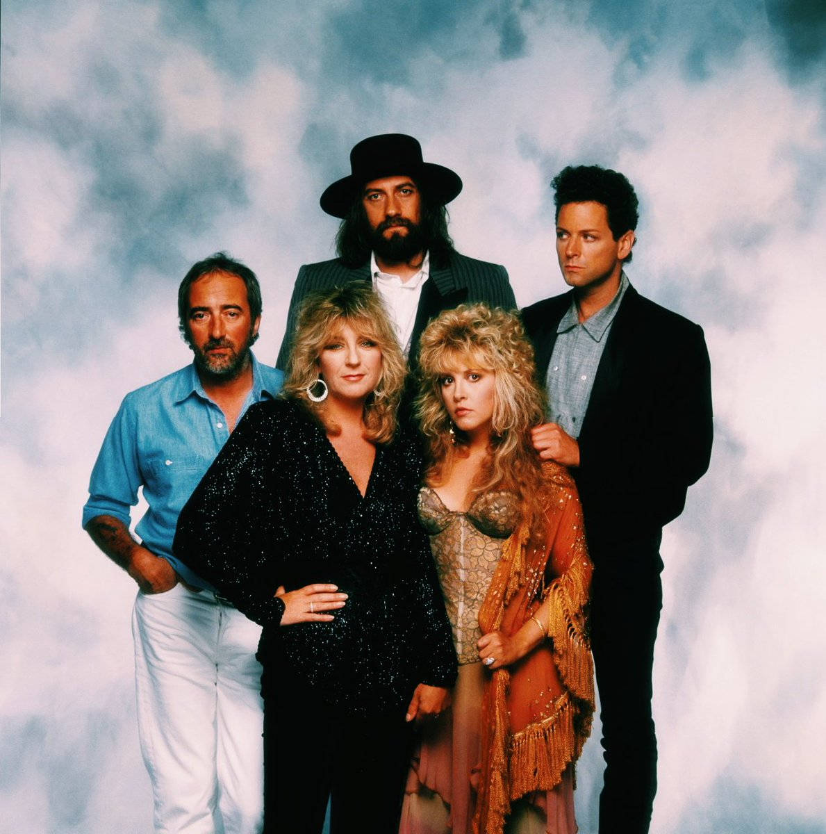 Fleetwood Mac Cloudy Blue Background Background