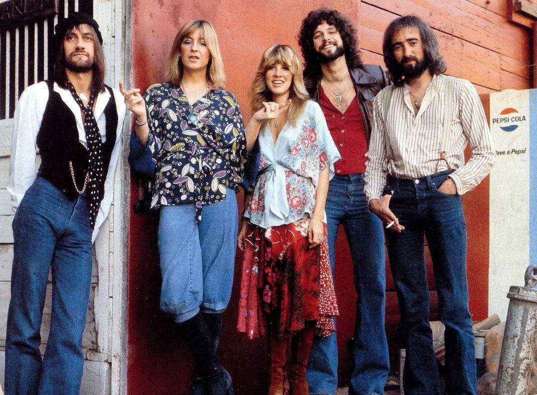 Fleetwood Mac In 70s Style Background