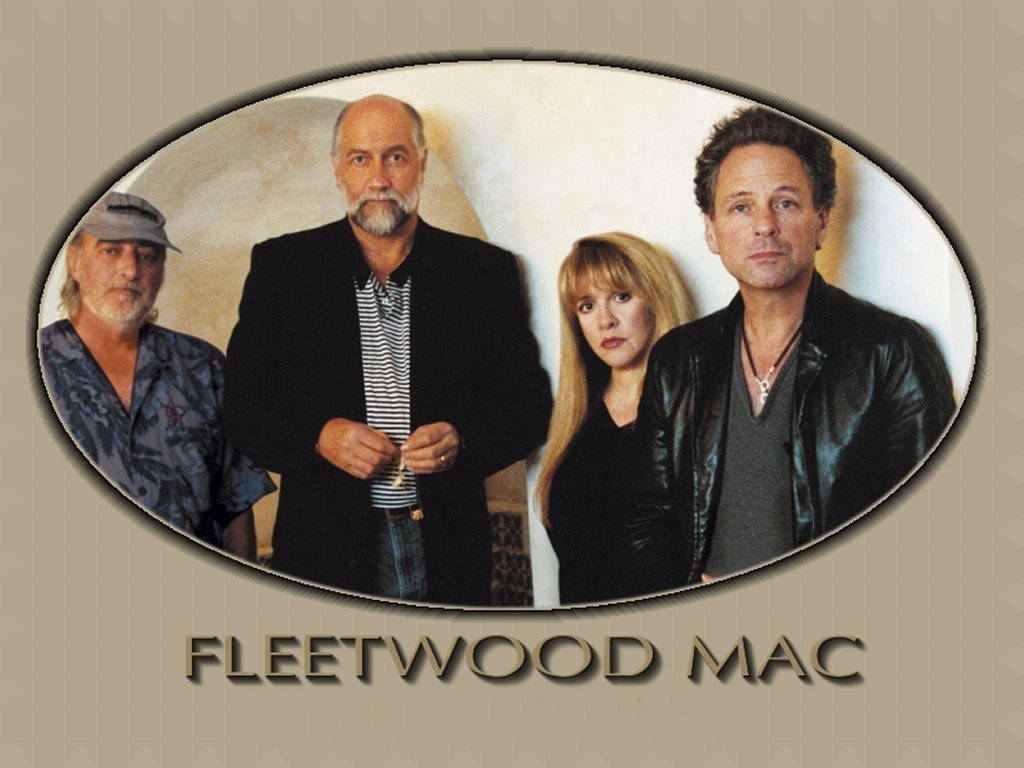 Fleetwood Mac Inside Oval Background