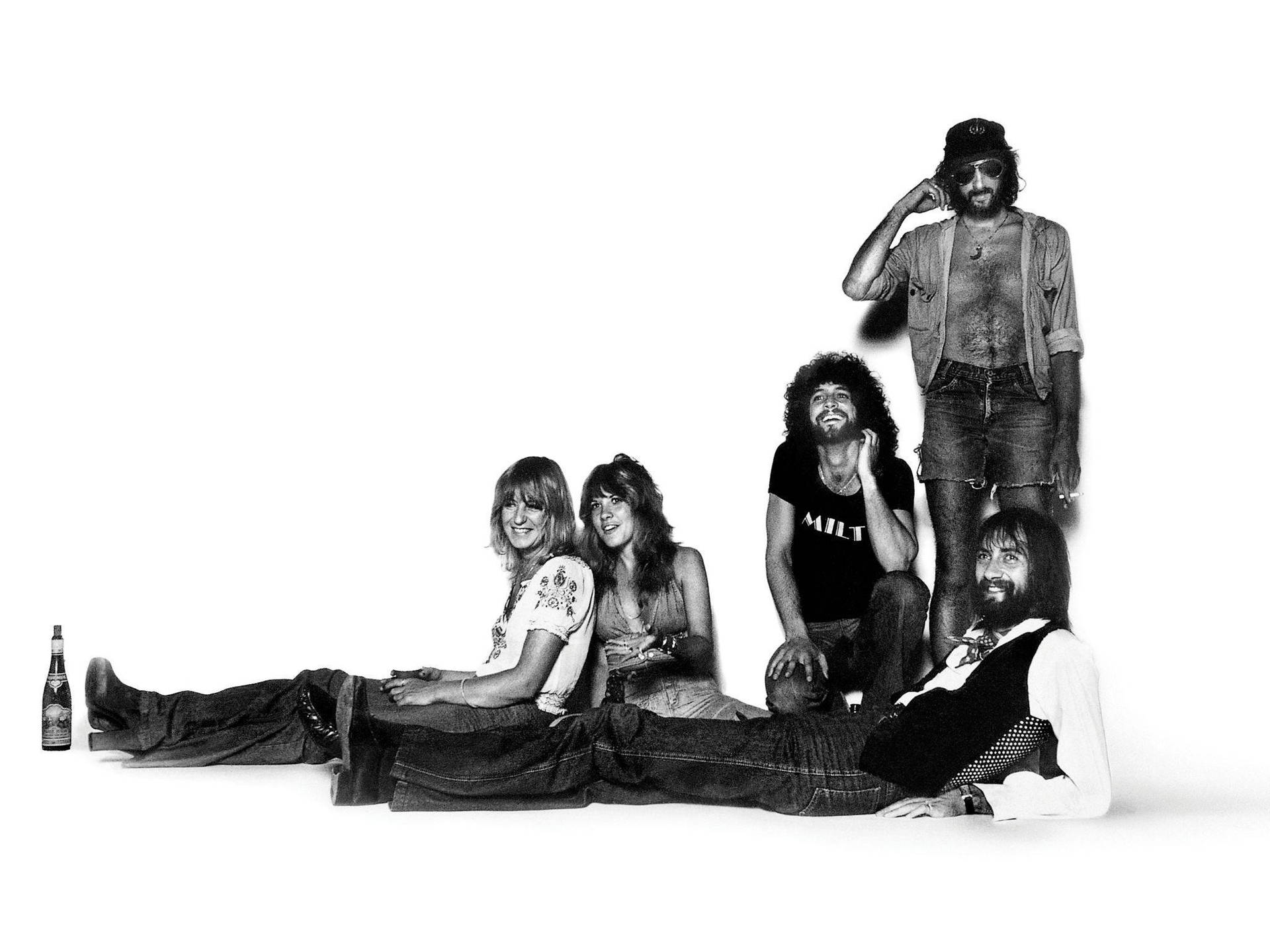 Fleetwood Mac Laidback Group Photo Background