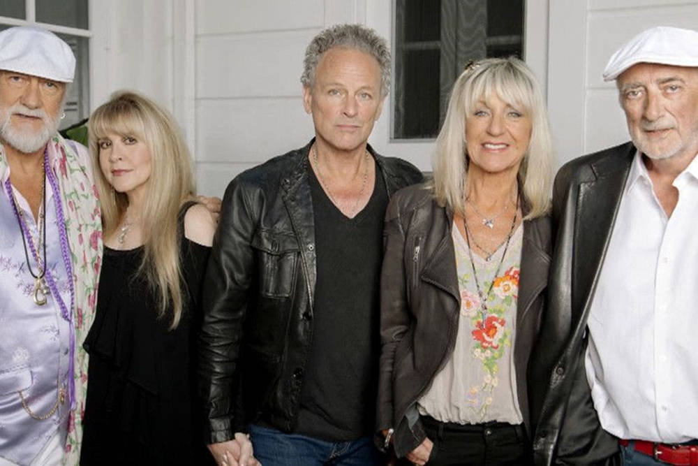 Fleetwood Mac Recent Group Photo Background