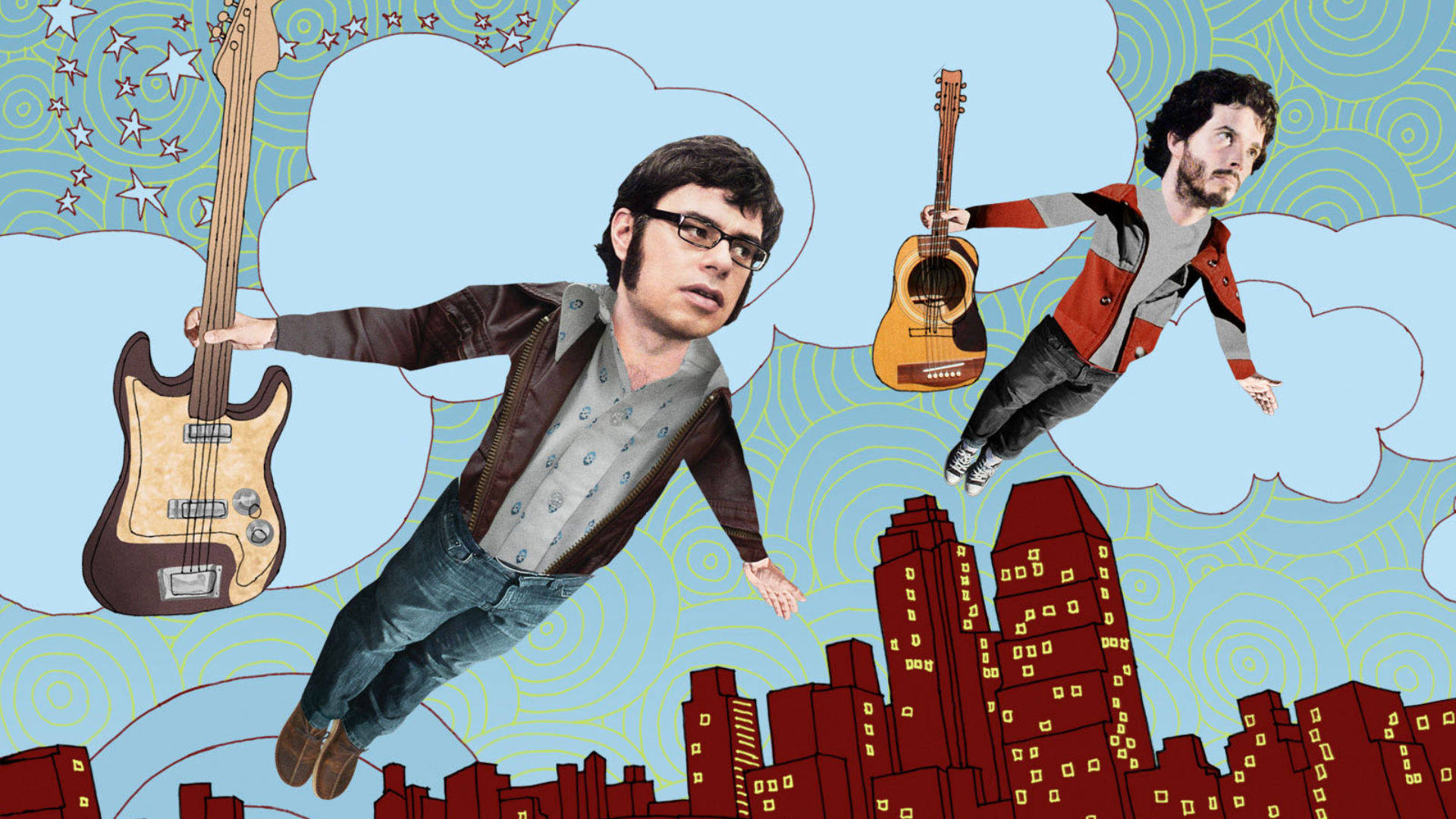 Flight Of The Conchords Flying Fanart Background