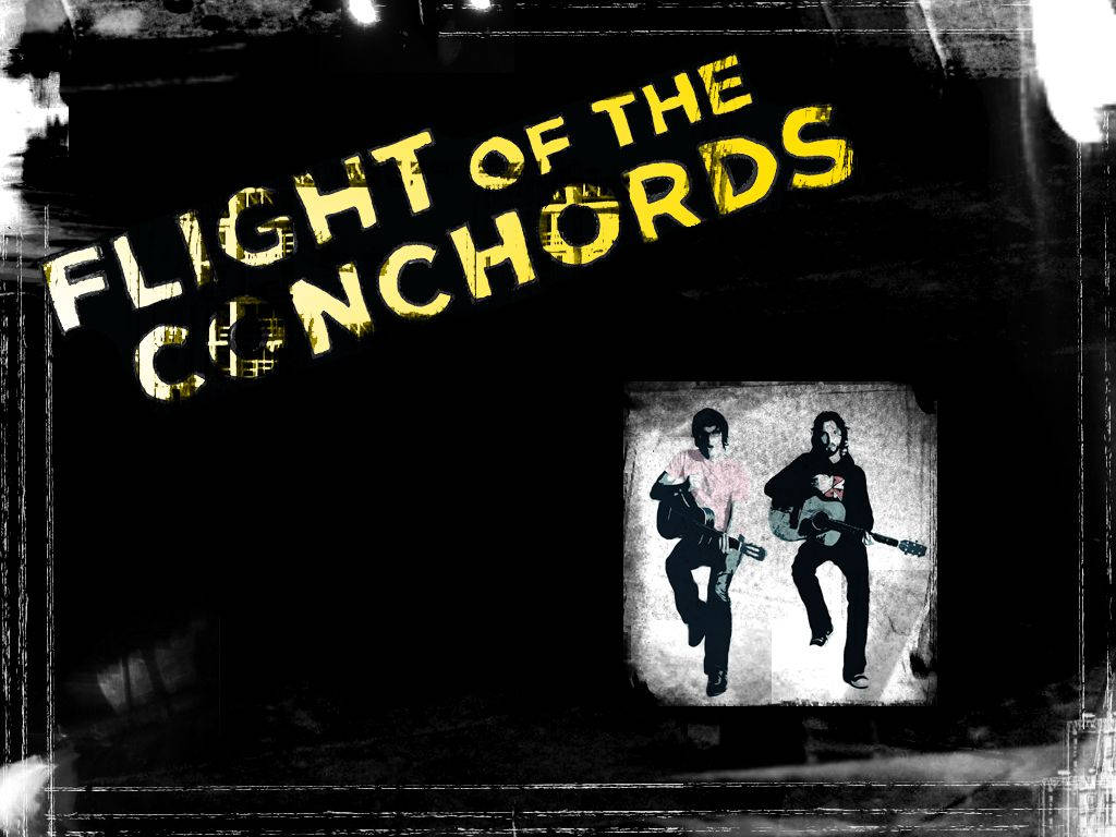 Flight Of The Conchords Grungy Poster Background