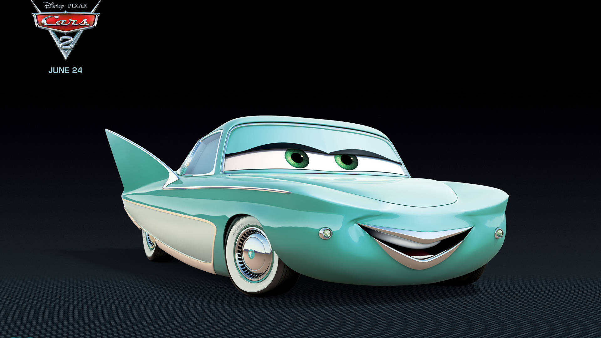 Flo From Pixar's Cars Background