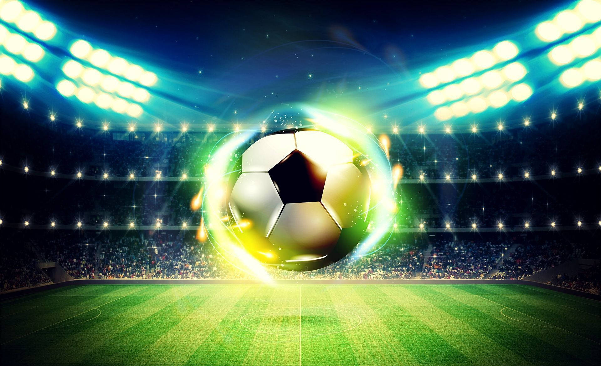 Floating Hd Football Background