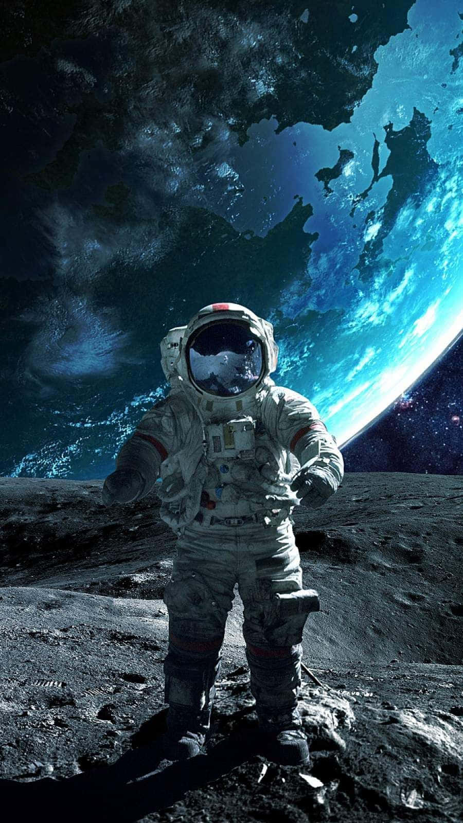 Floating In Space With My Astronaut Iphone Background