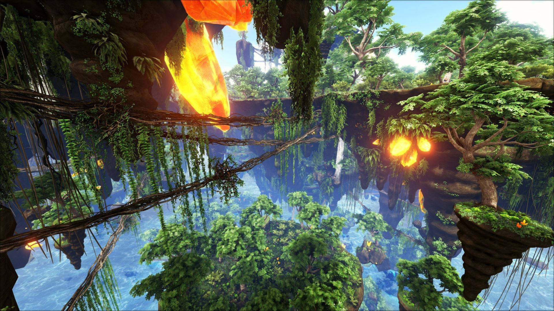 Floating Pandora Jungle Background